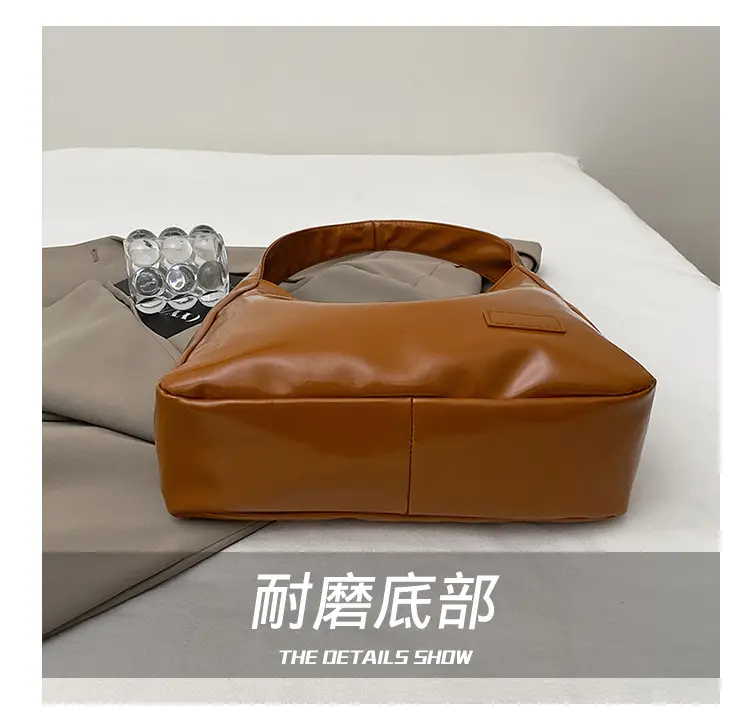 Black PU Leather Shoulder Bag for Women 2025 — feature 5