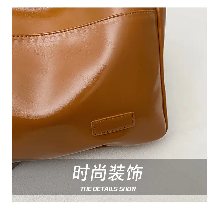 Black PU Leather Shoulder Bag for Women 2025 — feature 6