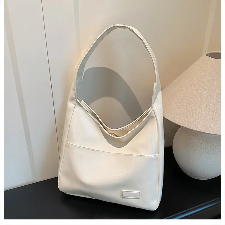 Black PU Leather Shoulder Bag for Women 2025 - Image 2
