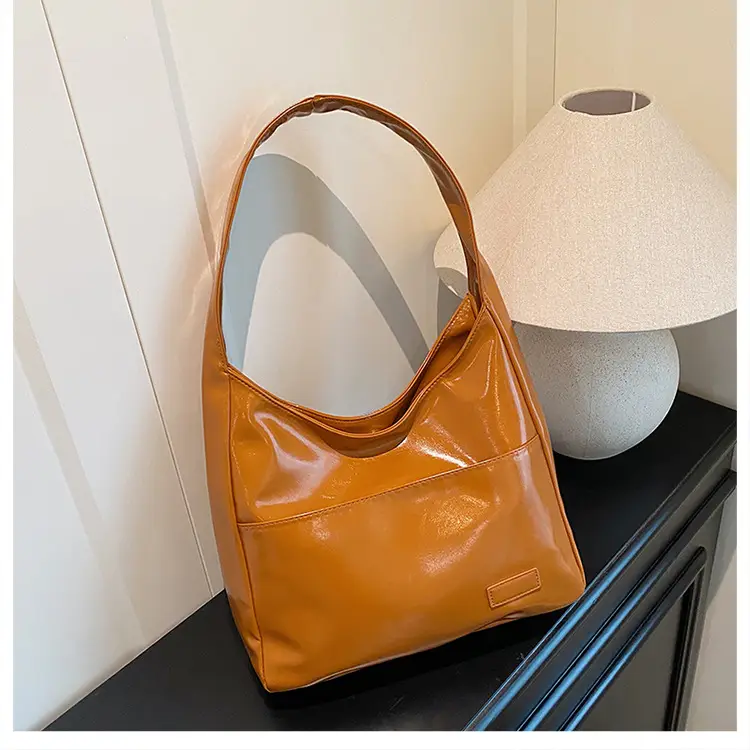 Black PU Leather Shoulder Bag for Women 2025 - Image 3
