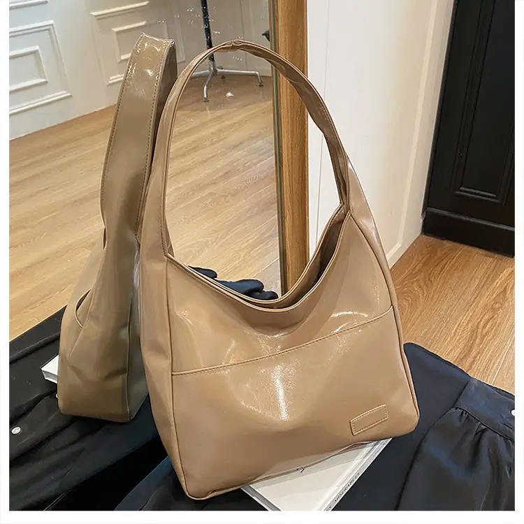 Black PU Leather Shoulder Bag for Women 2025 - Image 4