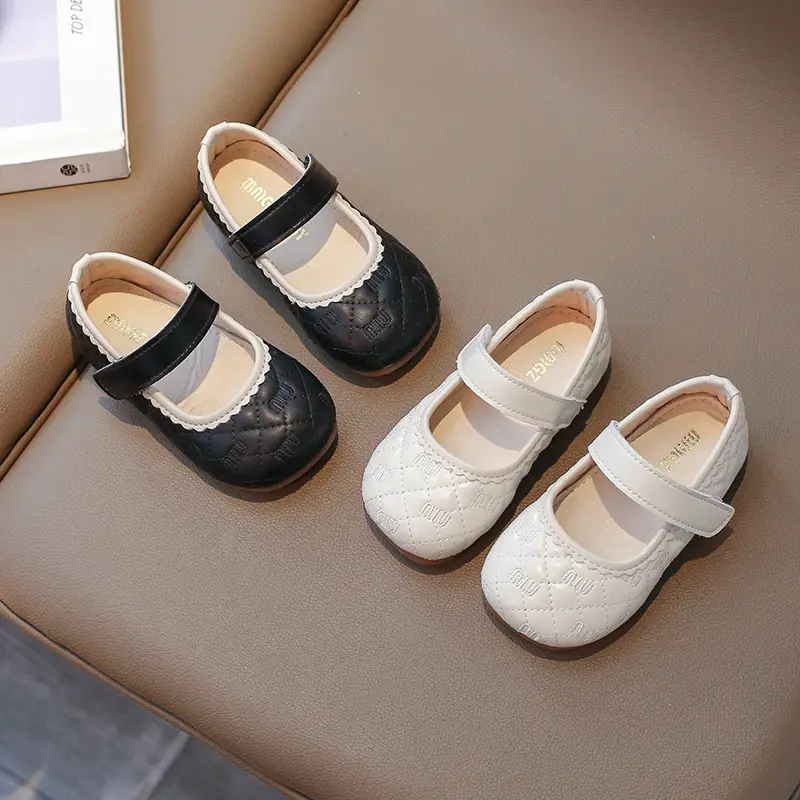 Baby Girls Toddler Shoes Black Square Mouth Spring Fall