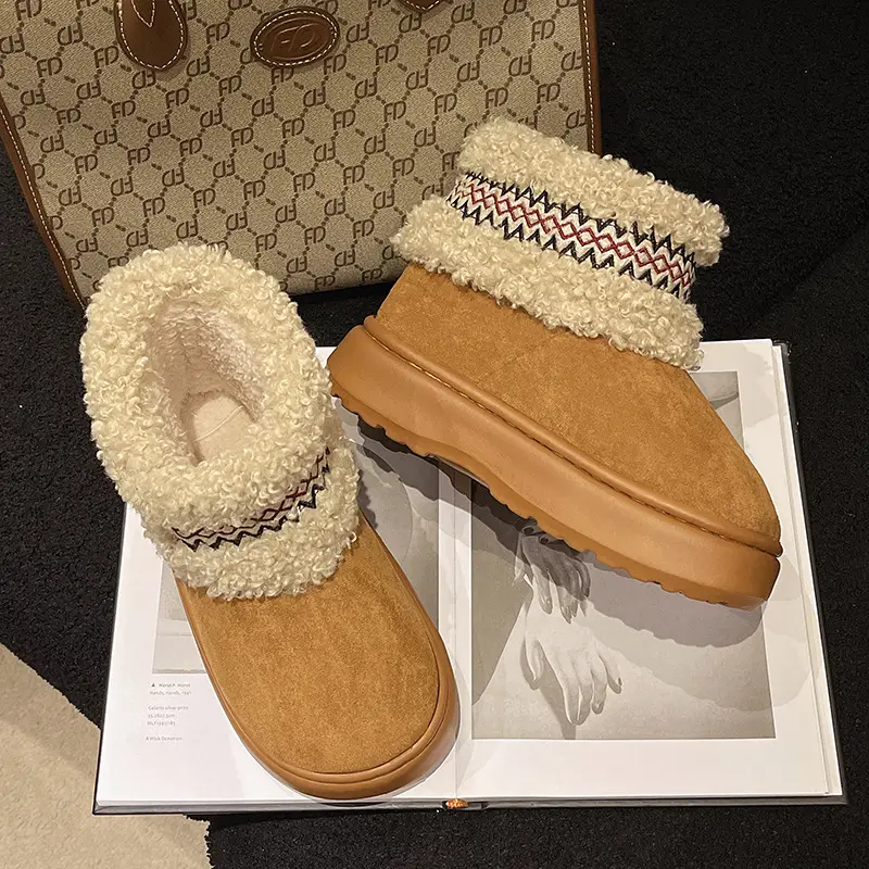 Women Fleece Lined Northeast Snow Boots Warm Winter - Image 5