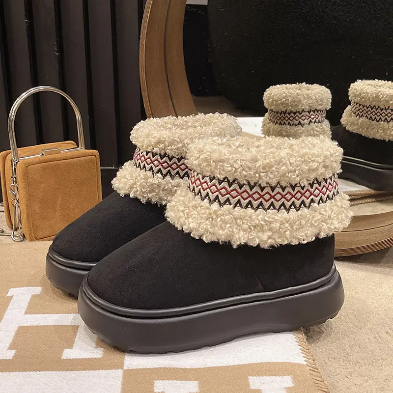 Women Fleece Lined Northeast Snow Boots Warm Winter - Image 2
