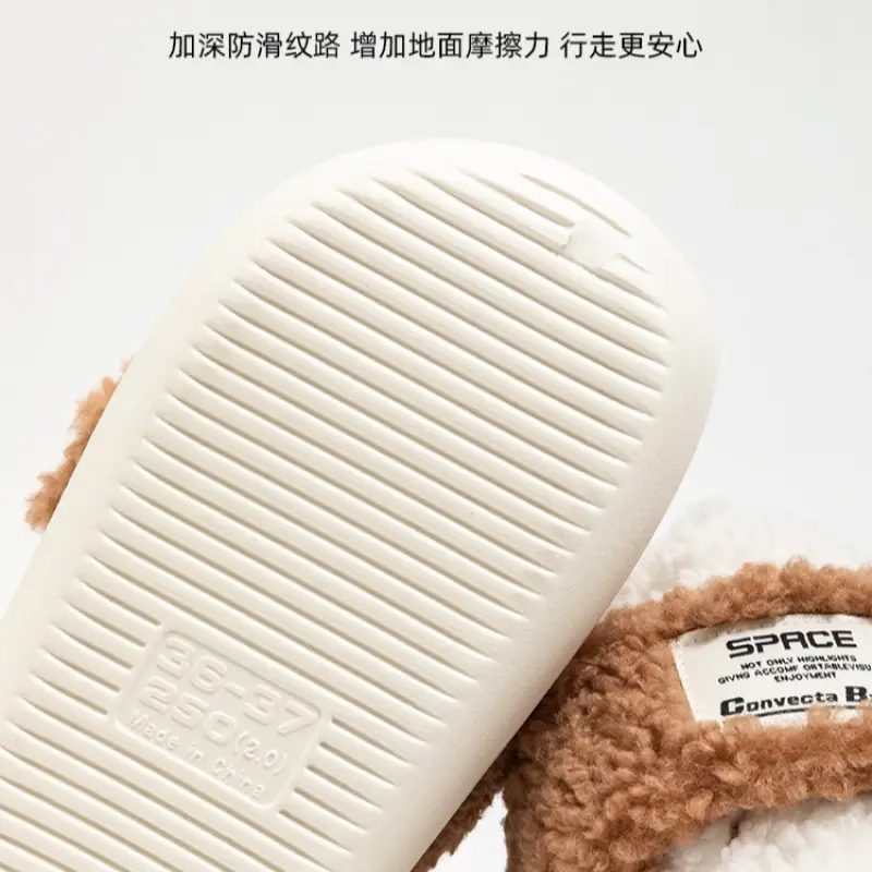 Women's Lamb Fleece Slippers Warm Winter Indoor - Image 8