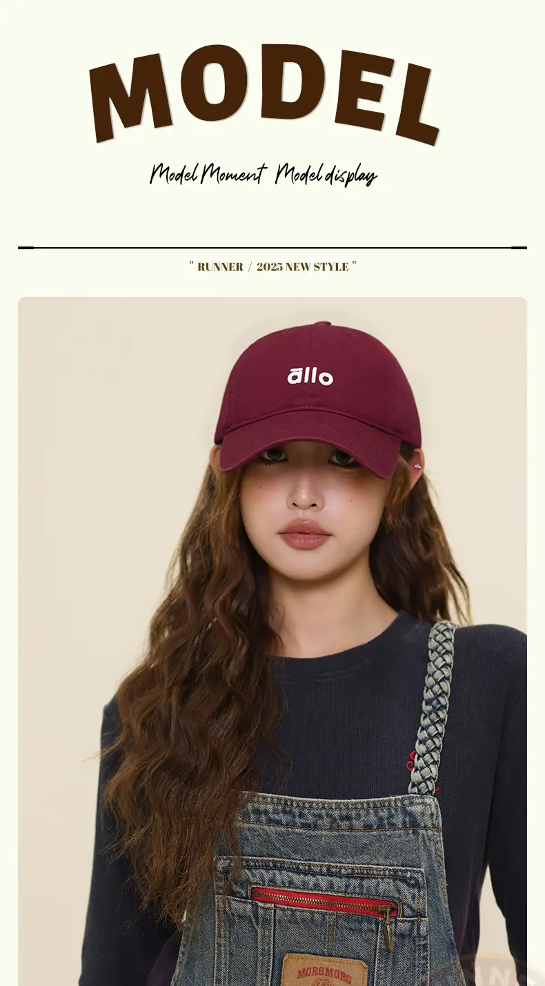 Women White Letter Baseball Cap with Hoodie — feature 10
