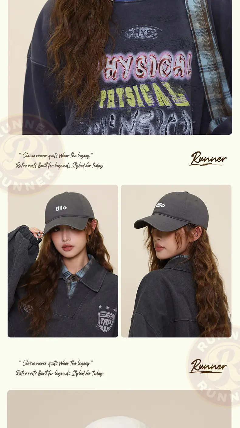 Women White Letter Baseball Cap with Hoodie — feature 13