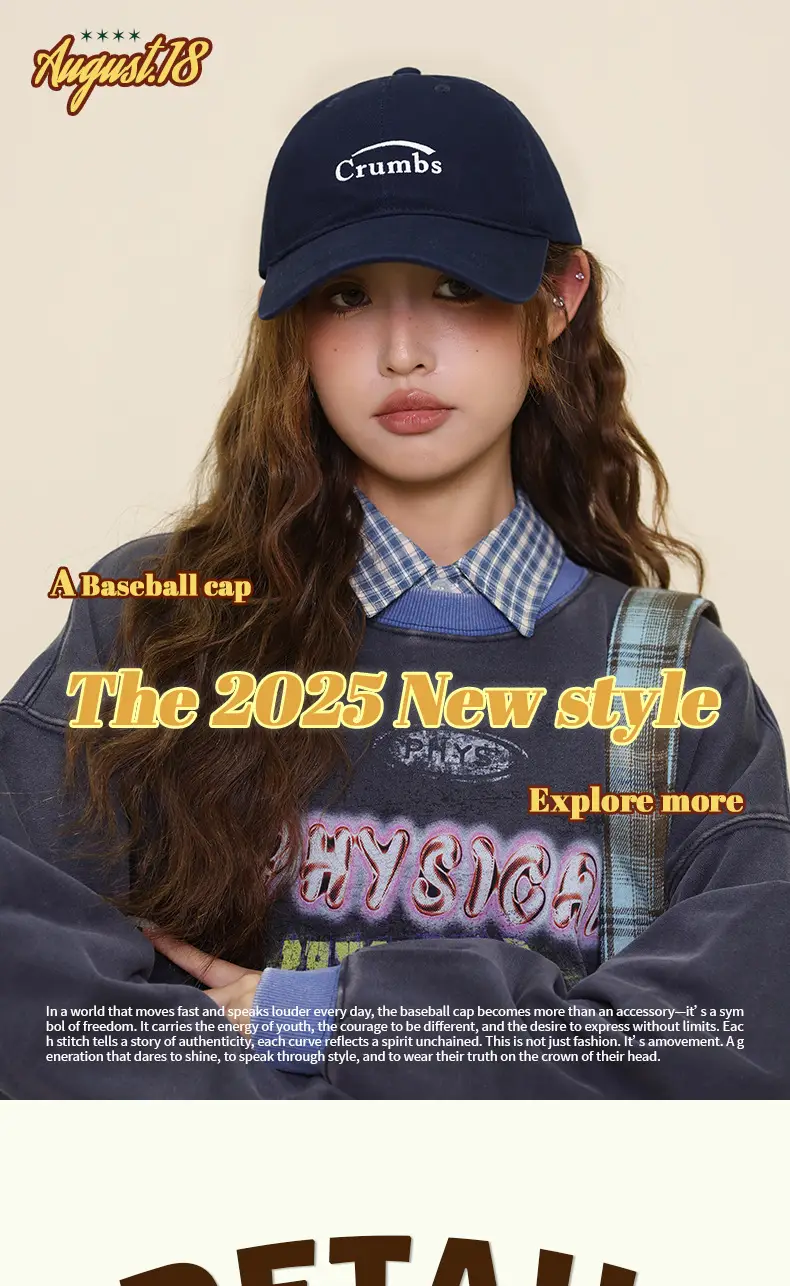 Women White Letter Baseball Cap with Hoodie — feature 6