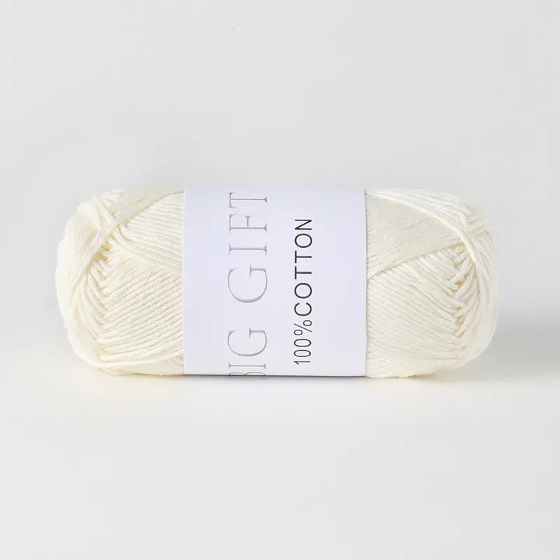 Biggift Super Soft Cotton Knitted Cotton Yarn Baby-Specific Yarn for Hand Knitting Crochet Sweaters Hand Knitting Yarn