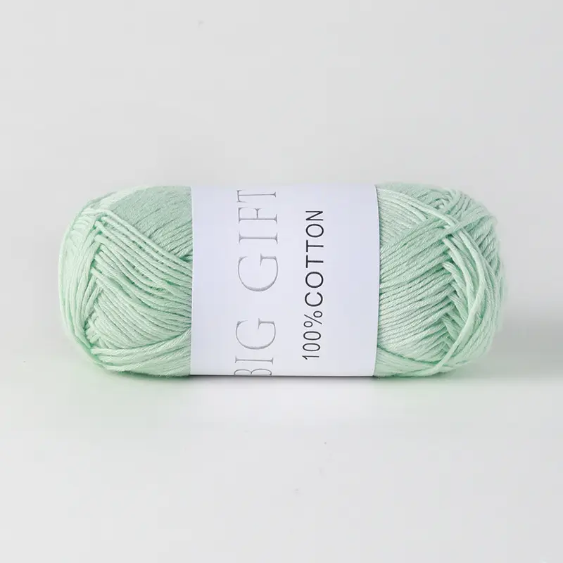 Biggift Super Soft Cotton Knitted Cotton Yarn Baby-Specific Yarn for Hand Knitting Crochet Sweaters Hand Knitting Yarn