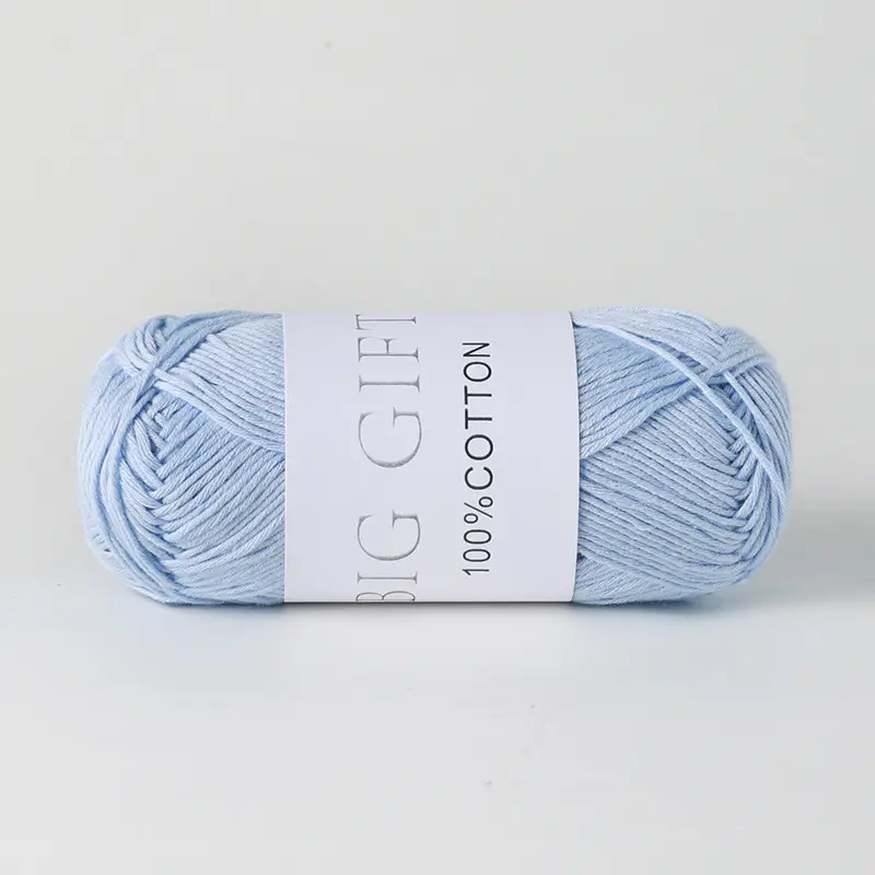 Biggift Super Soft Cotton Knitted Cotton Yarn Baby-Specific Yarn for Hand Knitting Crochet Sweaters Hand Knitting Yarn