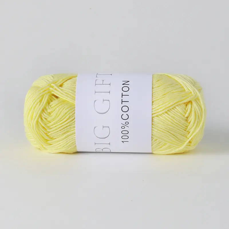 Biggift Super Soft Cotton Knitted Cotton Yarn Baby-Specific Yarn for Hand Knitting Crochet Sweaters Hand Knitting Yarn