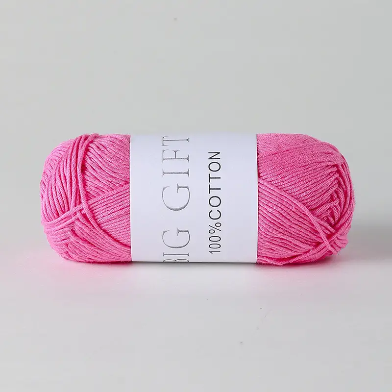 Biggift Super Soft Cotton Knitted Cotton Yarn Baby-Specific Yarn for Hand Knitting Crochet Sweaters Hand Knitting Yarn