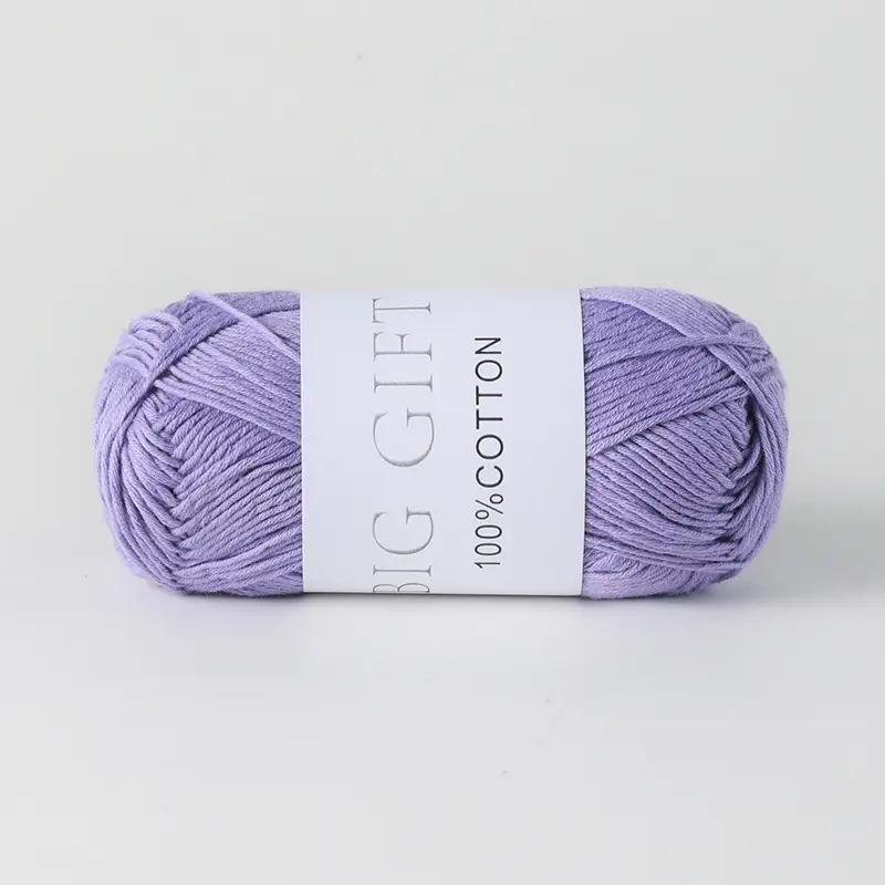 Biggift Super Soft Cotton Knitted Cotton Yarn Baby-Specific Yarn for Hand Knitting Crochet Sweaters Hand Knitting Yarn