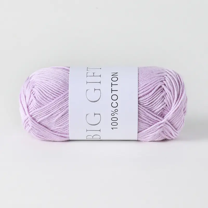 Biggift Super Soft Cotton Knitted Cotton Yarn Baby-Specific Yarn for Hand Knitting Crochet Sweaters Hand Knitting Yarn