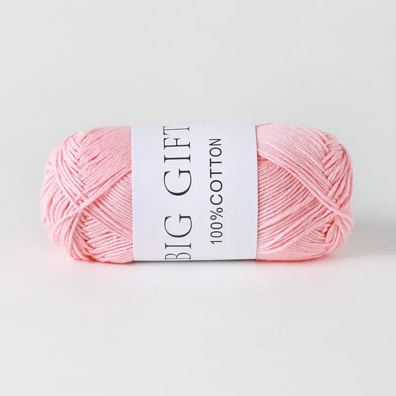 Biggift Super Soft Cotton Knitted Cotton Yarn Baby-Specific Yarn for Hand Knitting Crochet Sweaters Hand Knitting Yarn
