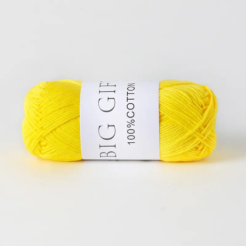 Biggift Super Soft Cotton Knitted Cotton Yarn Baby-Specific Yarn for Hand Knitting Crochet Sweaters Hand Knitting Yarn
