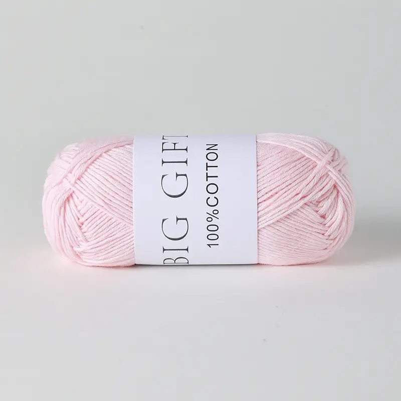 Biggift Super Soft Cotton Knitted Cotton Yarn Baby-Specific Yarn for Hand Knitting Crochet Sweaters Hand Knitting Yarn