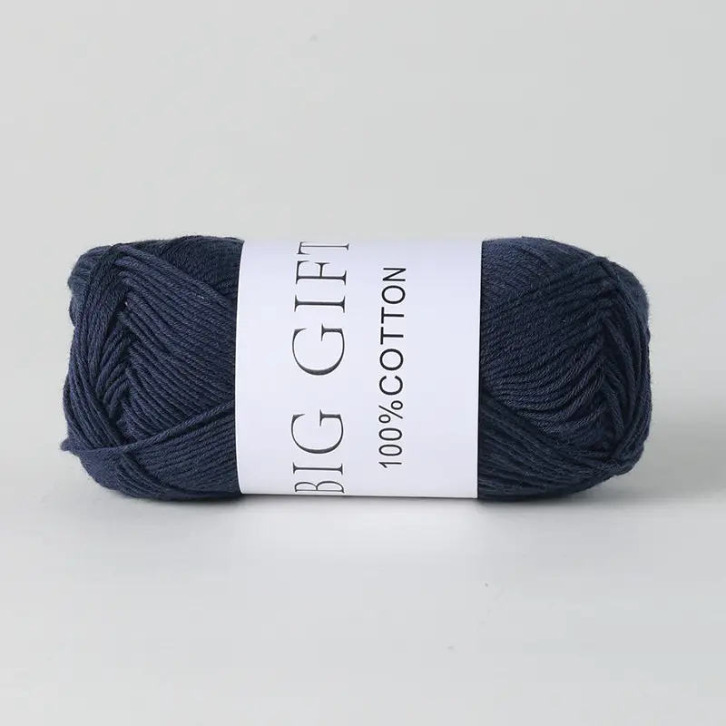 Biggift Super Soft Cotton Knitted Cotton Yarn Baby-Specific Yarn for Hand Knitting Crochet Sweaters Hand Knitting Yarn