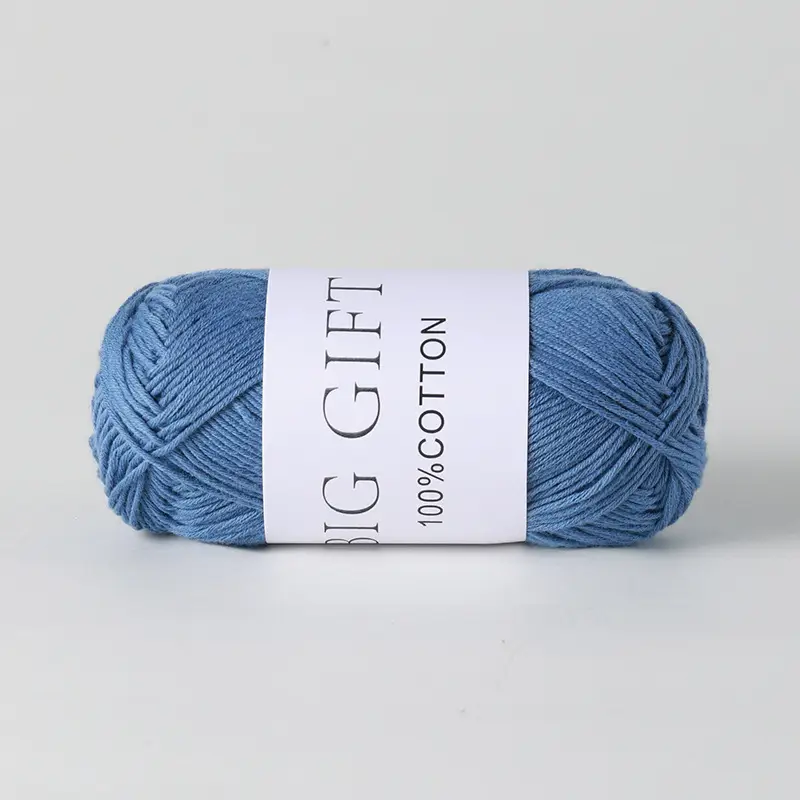 Biggift Super Soft Cotton Knitted Cotton Yarn Baby-Specific Yarn for Hand Knitting Crochet Sweaters Hand Knitting Yarn