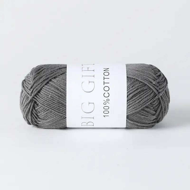 Biggift Super Soft Cotton Knitted Cotton Yarn Baby-Specific Yarn for Hand Knitting Crochet Sweaters Hand Knitting Yarn