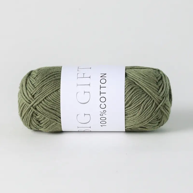 Biggift Super Soft Cotton Knitted Cotton Yarn Baby-Specific Yarn for Hand Knitting Crochet Sweaters Hand Knitting Yarn