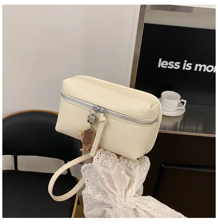 Women's Cream Crossbody Bag with Chain Strap — feature 38