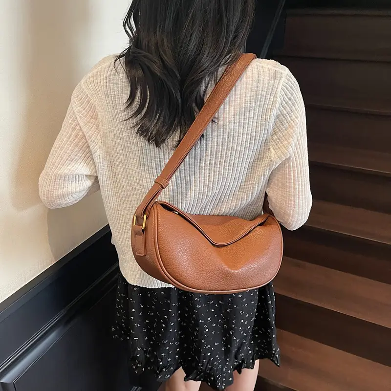 Brown Leather Crossbody Bag for Women 2025 - Image 7