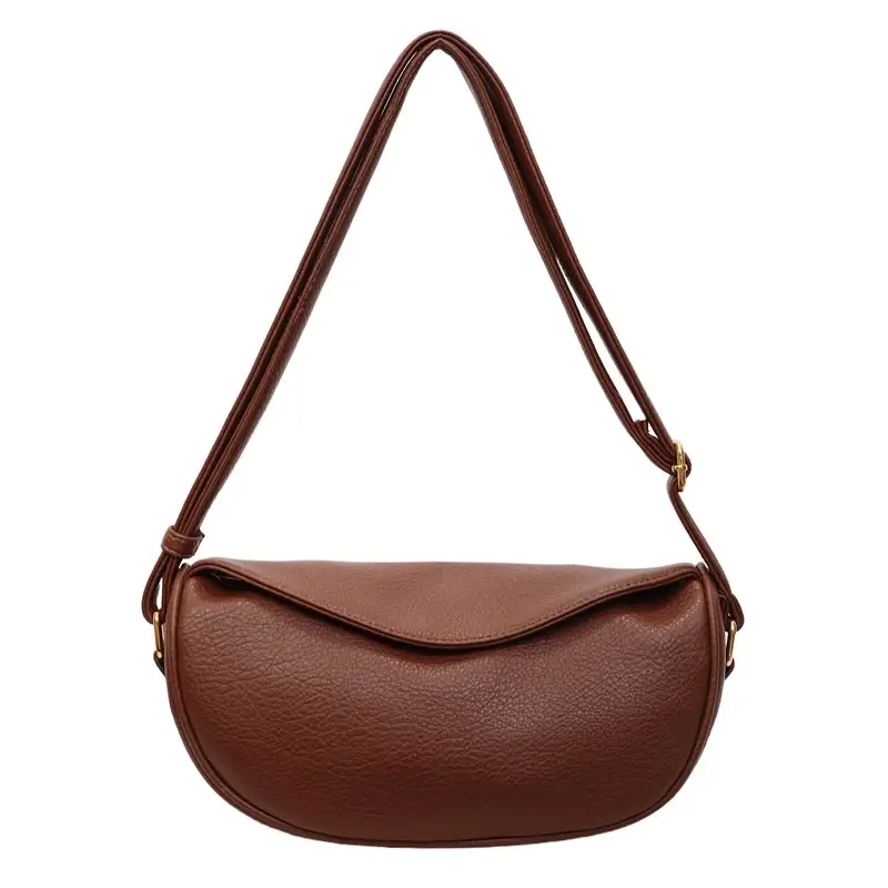 Brown Leather Crossbody Bag for Women 2025 - Image 3