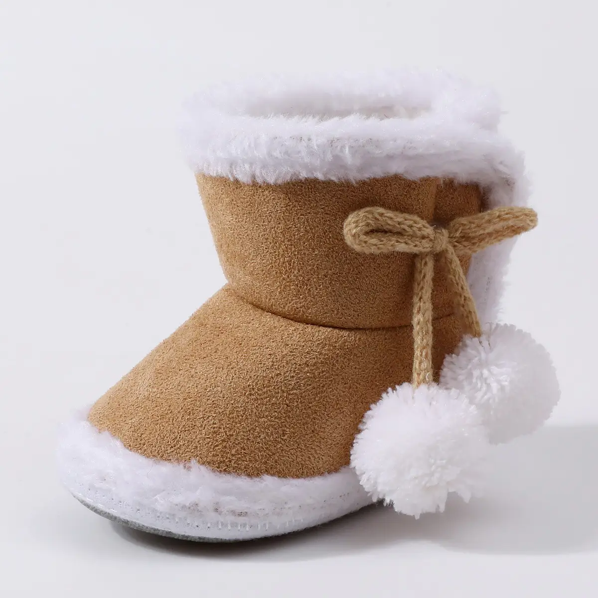 Pink Baby Soft-Soled High-Top Shoes for Kids 0-12 Months — feature 22