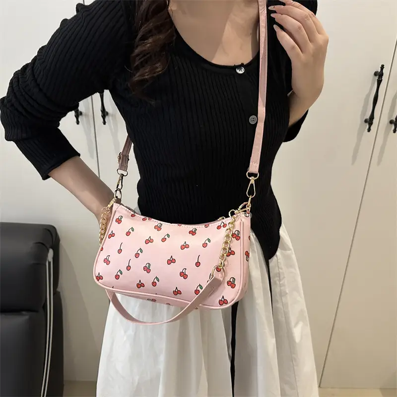 2025 Cherry Print Crossbody Bag for Women - Image 5