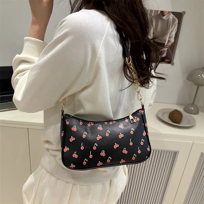 2025 Cherry Print Crossbody Bag for Women - Image 6