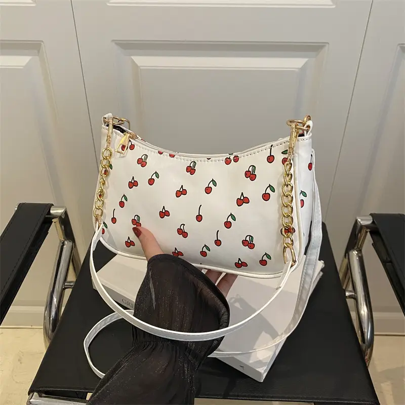 2025 Cherry Print Crossbody Bag for Women - Image 2