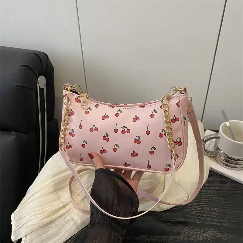 2025 Cherry Print Crossbody Bag for Women - Image 3