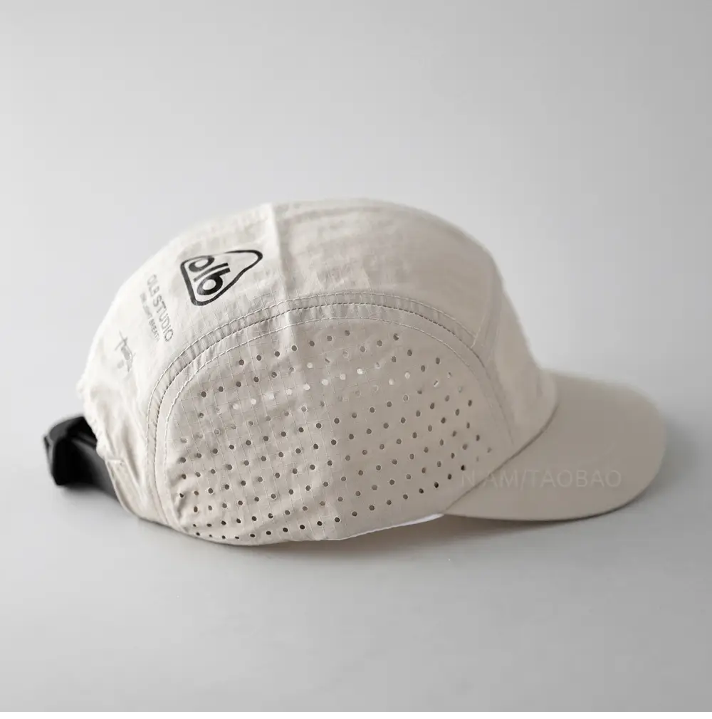 Men Black Mesh Baseball Cap with Peaked Design — feature 2