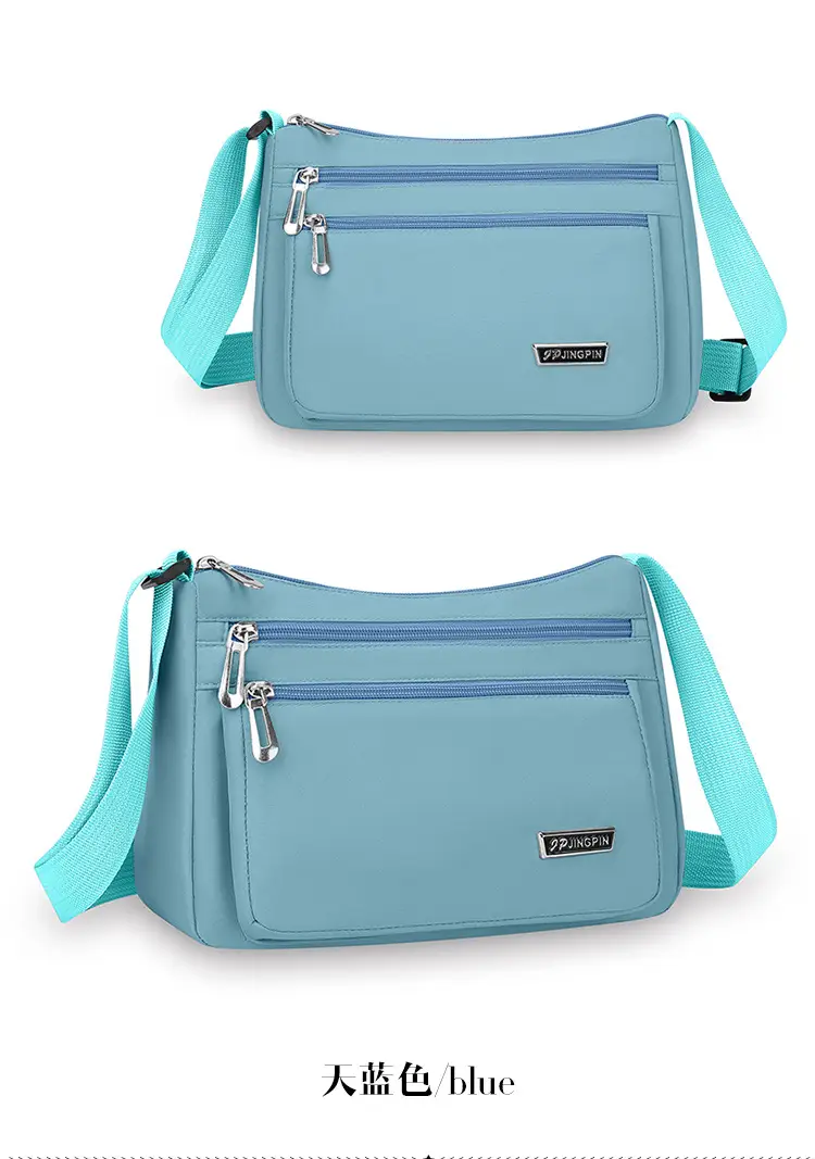 Pink Water-Resistant Crossbody Bag for Women — feature 13