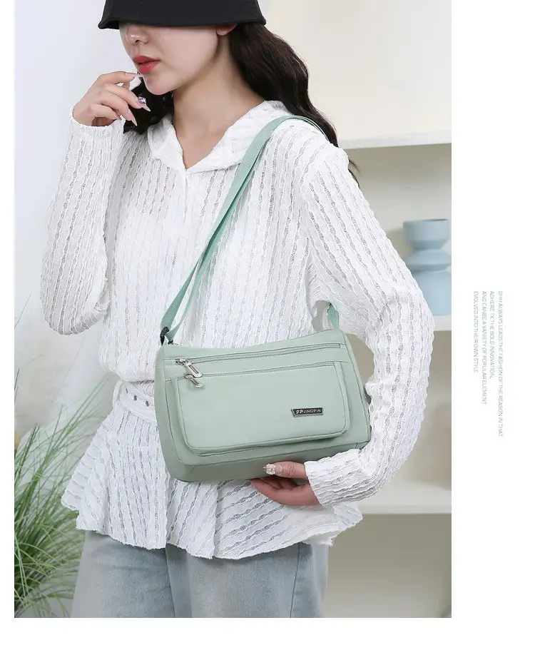 Pink Water-Resistant Crossbody Bag for Women — feature 27