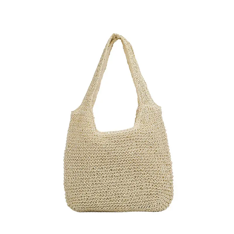 New Commuter Woven Bag Large Capacity Beach Style Straw Bag - Image 2