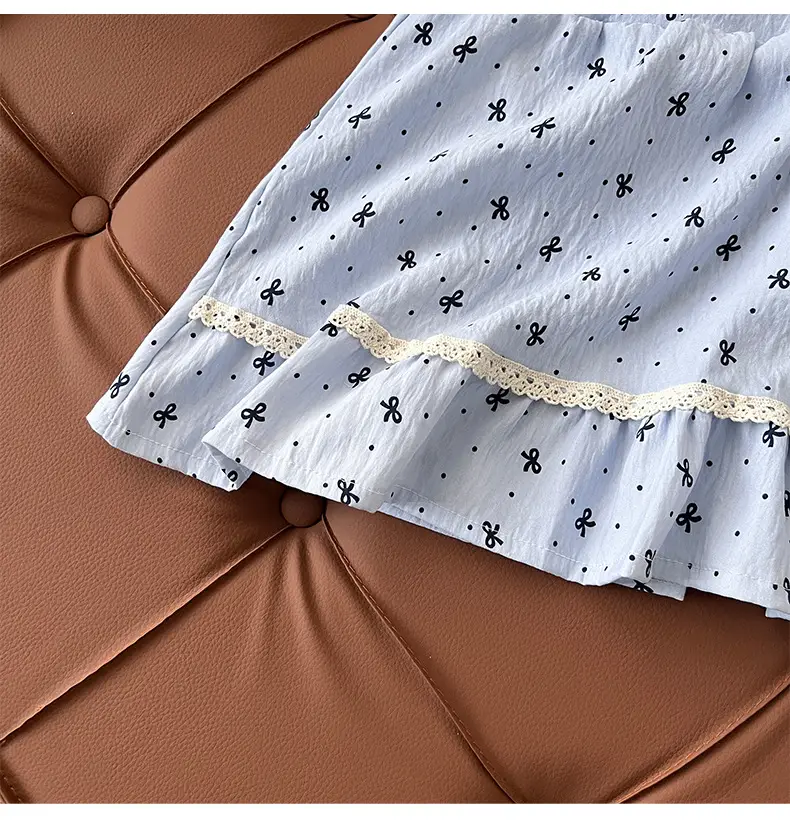 New Style Cloud Cotton Three-Piece Suspender Pajamas for Women, Summer Set with Chest Pads, Sweet and Cute Ladies' Home Wear, Dropshipping — feature 9