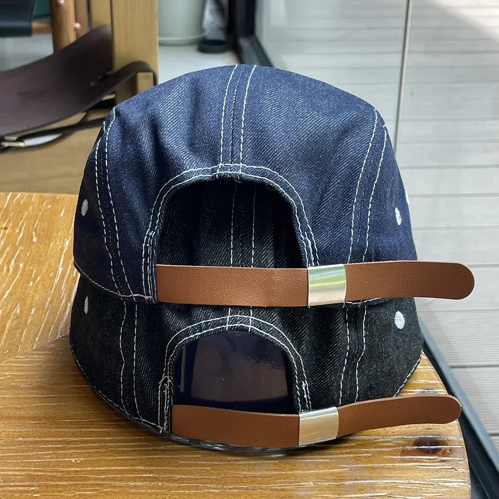 Women Men Denim Backpack Short Bristle 5-Piece - Image 6
