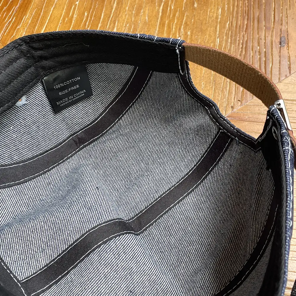 Women Men Denim Backpack Short Bristle 5-Piece — feature 19