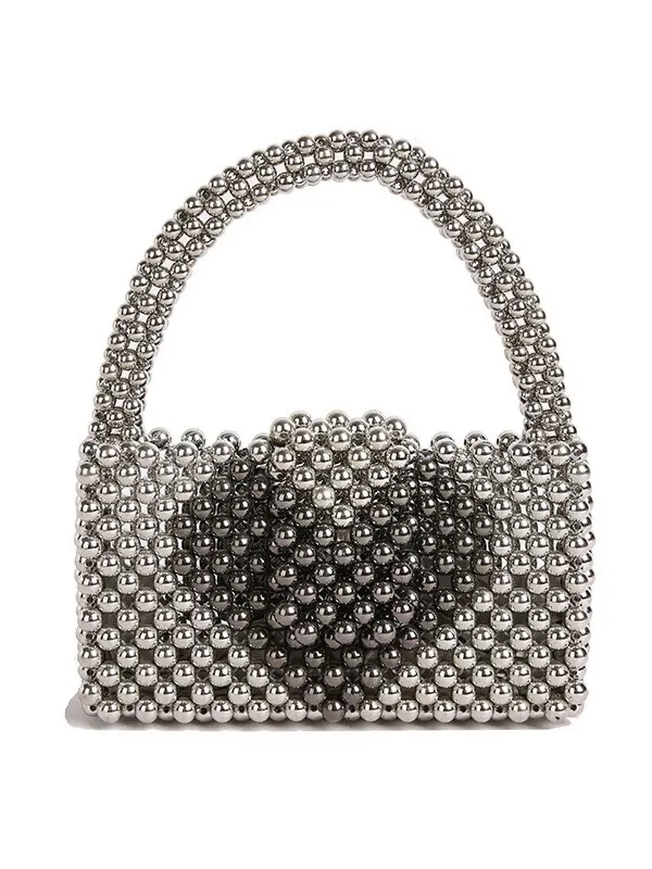 Handheld Pearl Beaded Bag for Women - Image 8