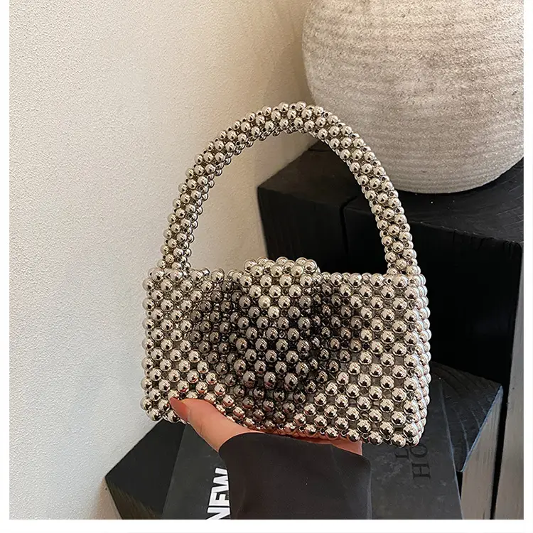 Handheld Pearl Beaded Bag for Women — feature 10