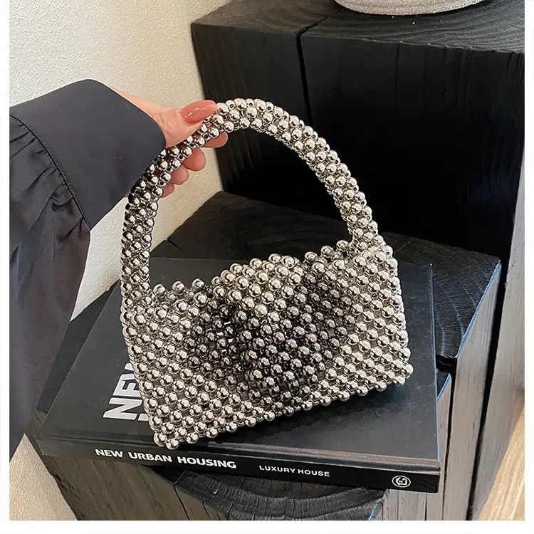 Handheld Pearl Beaded Bag for Women — feature 11