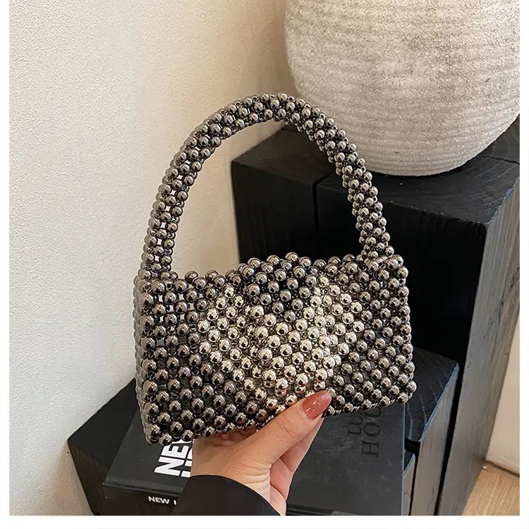Handheld Pearl Beaded Bag for Women — feature 12
