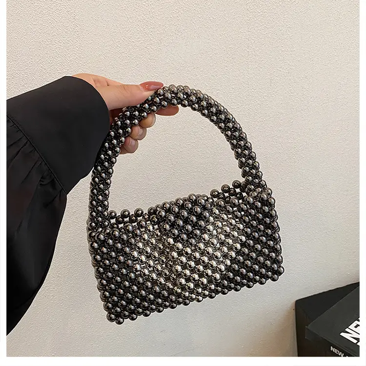Handheld Pearl Beaded Bag for Women — feature 13