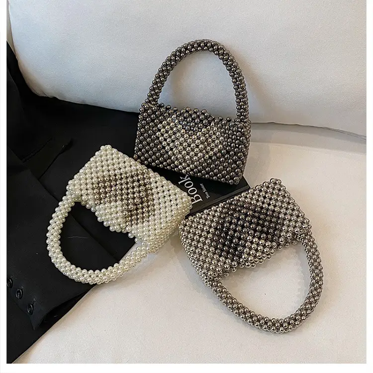 Handheld Pearl Beaded Bag for Women — feature 14