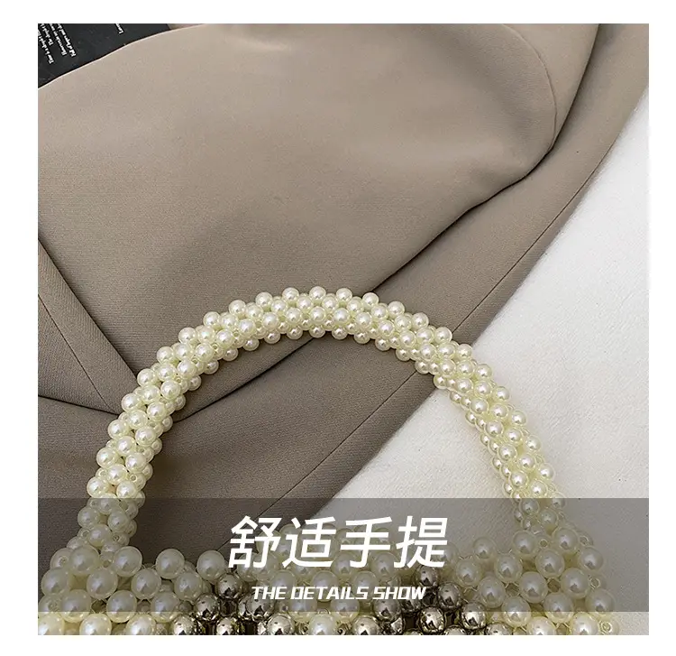 Handheld Pearl Beaded Bag for Women — feature 7
