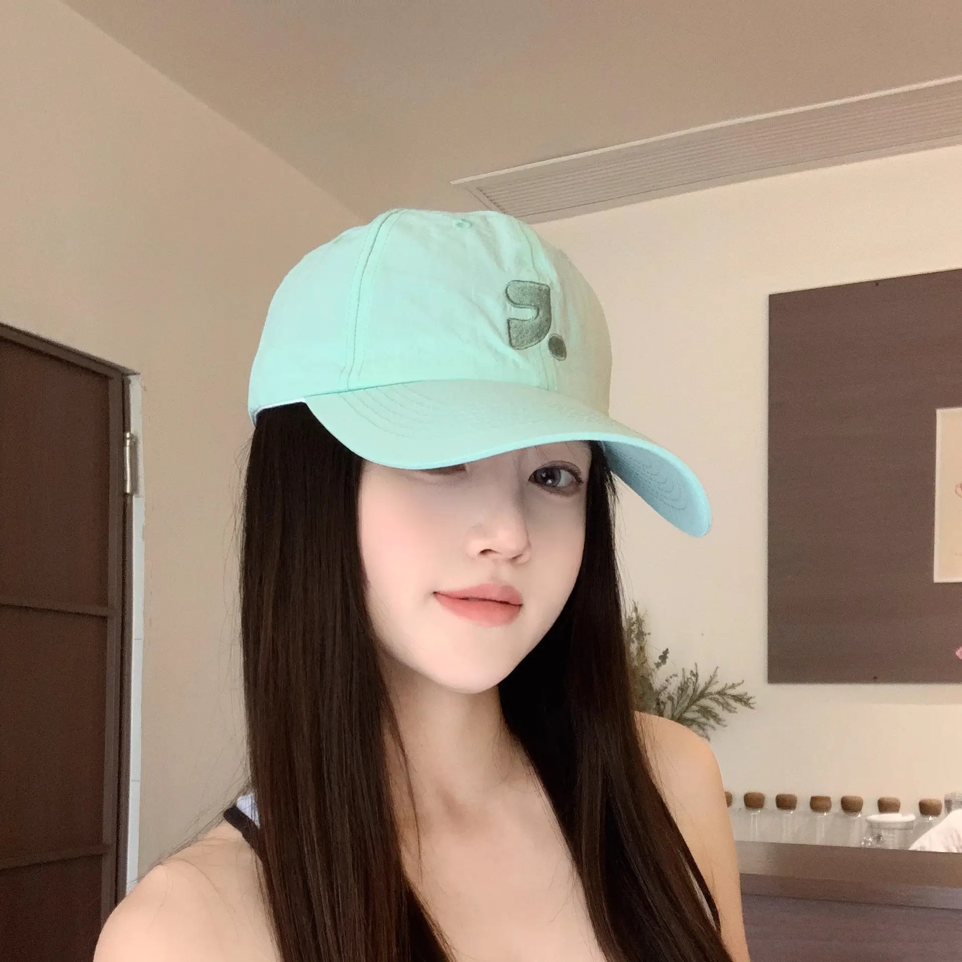 Women Baseball Cap Gray Letter Embroidered Summer Casual - Image 7