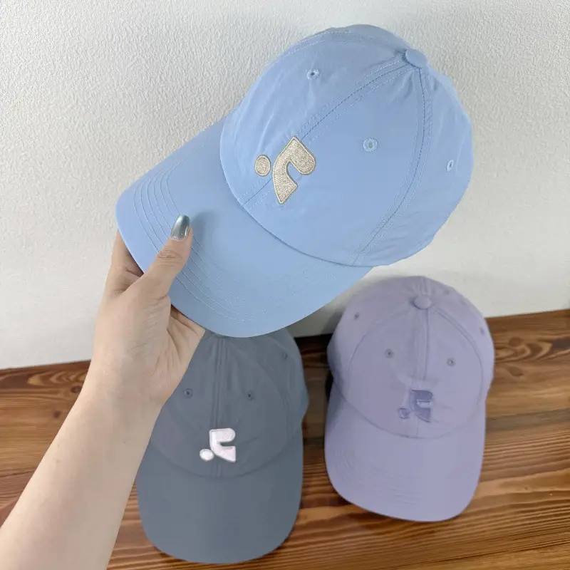 Women Baseball Cap Gray Letter Embroidered Summer Casual - Image 8